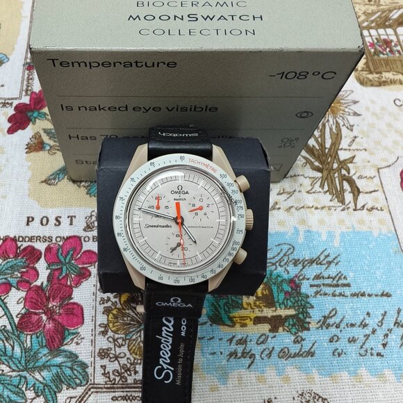🎊NWT🎊Swatch X Omega MoonSwatch Mission To The Jupiter Watch - Picture 4 of 5